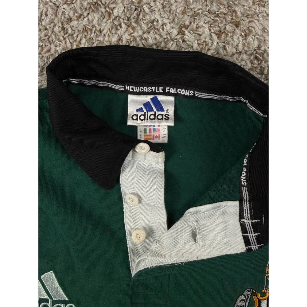 adidas 1999 2000 Newcastle Falcons Rugby Union Away Shirt Men's Size Medium - Picture 9 of 12